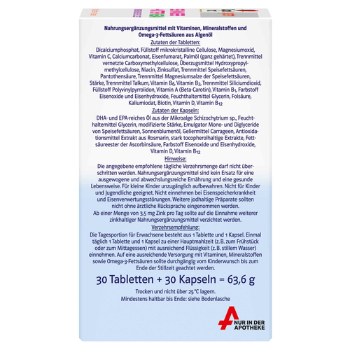 DOPPELHERZ Schwangere+Mütter vegan syst. Kombipack. 60 St  60 St Queisser Pharma bei onfy.de kaufen 18053764