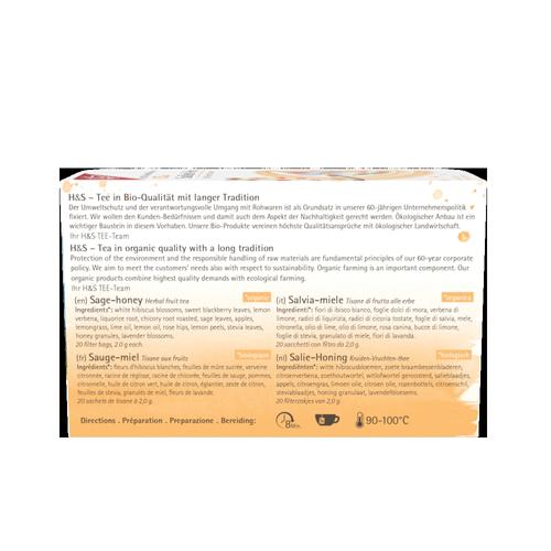 H&S Bio Salbei-Honig 20x2 g H&S Tee - Gesellschaft bei onfy.de kaufen 17442498