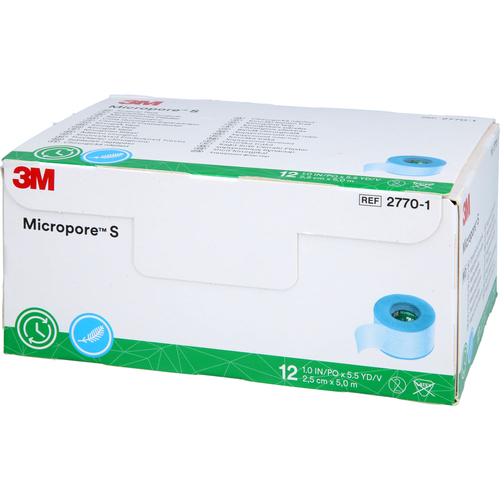 Micropore S Silikonrollenpflaster 2.5 cm x 5 M 12 St Solventum Germany bei onfy.de kaufen 16015512