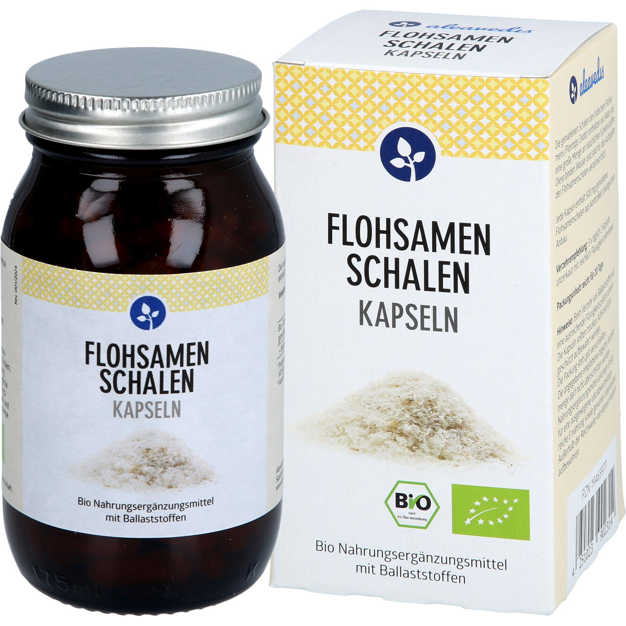 Flohsamenschalen 500 mg Kapseln Bio 120 St Aleavedis Naturprodukte bei onfy.de kaufen 19465977
