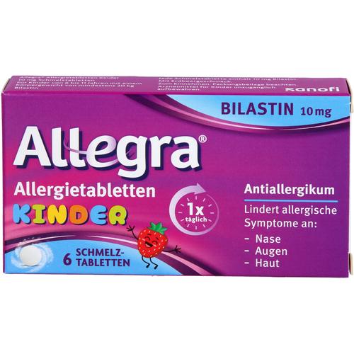 Allegra Allergietabletten Kinder 10 mg Schmelztabl 6 St A. Nattermann & Cie bei onfy.de kaufen 18878878