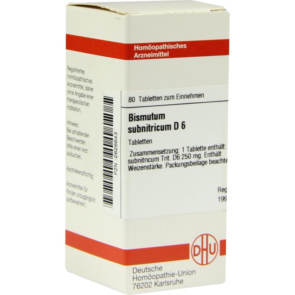 Bismutum Subnitr D 6 80 St DHU-Arzneimittel bei onfy.de kaufen 02626643