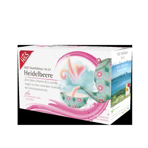 H&S Heidelbeere mit B-Vitaminen Zink und Selen 20x2.5 g H&S Tee - Gesellschaft bei onfy.de kaufen 17446941