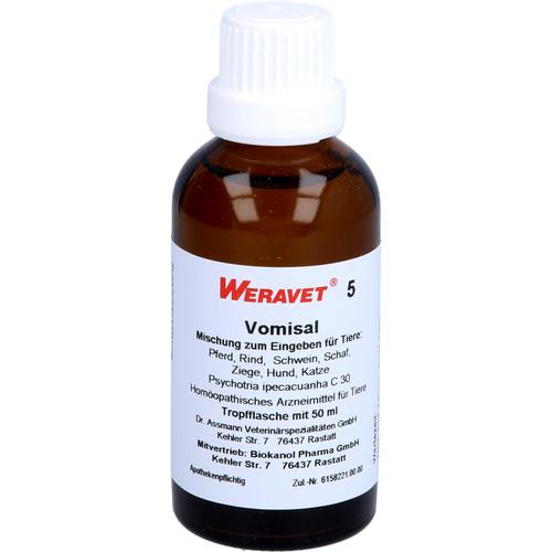 Vomisal 5 Vet 50 ml Biokanol Pharma Gmbh bei onfy.de kaufen 01958343