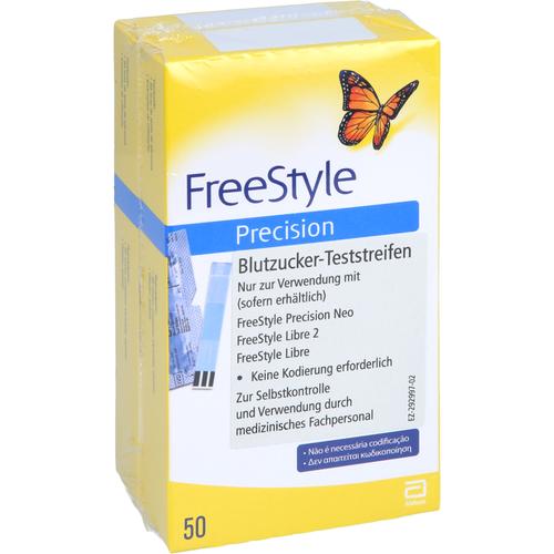 Freestyle Precision Blutzuckerteststreifen 100 St Abbott bei onfy.de kaufen 19399921