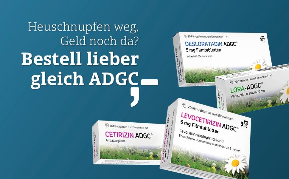 Desloratadin Adgc 5 mg Filmtabletten 50 St Zentiva Pharma bei onfy.de kaufen 17145949