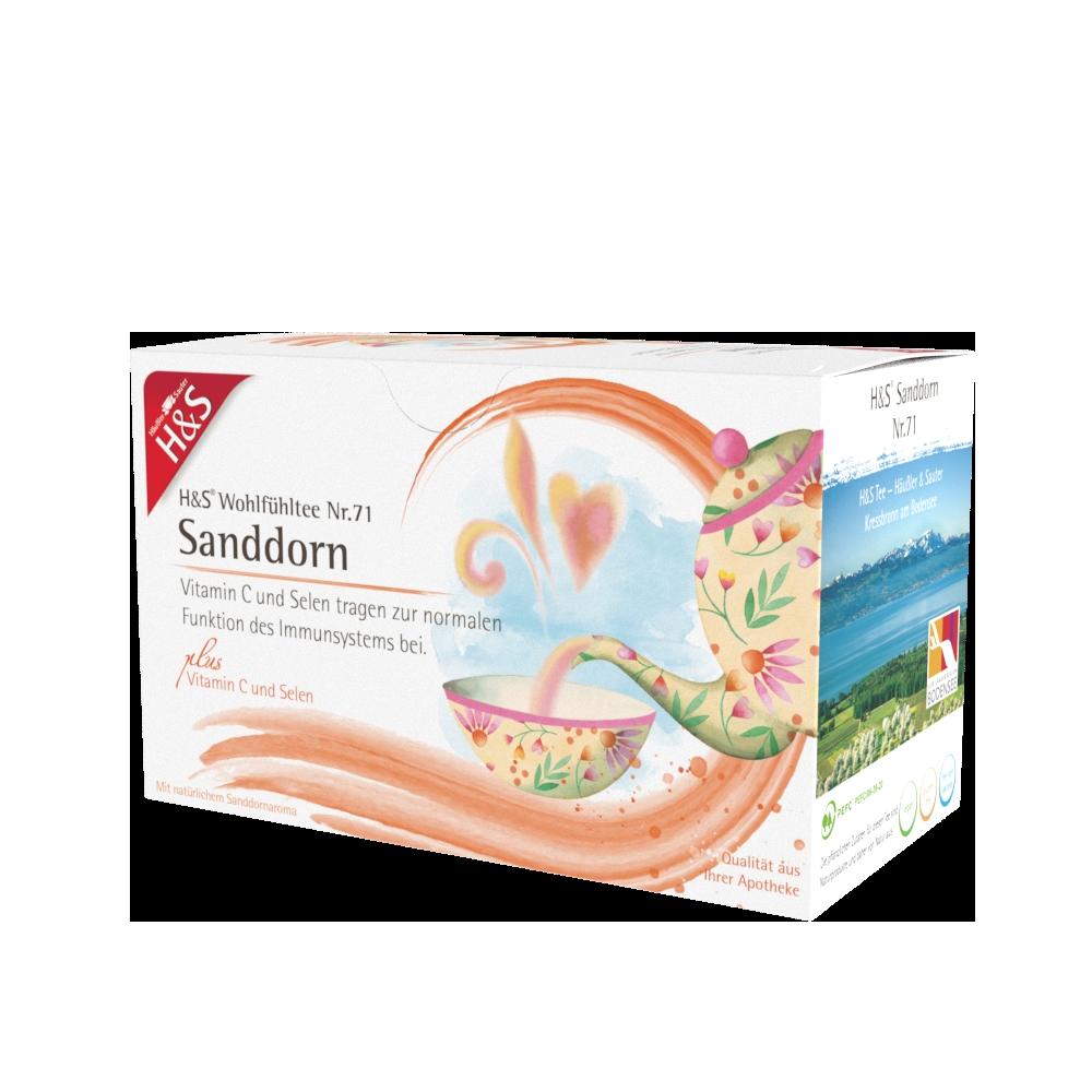 H&S Sanddorn mit Vitamin C und Selen 20x2.5 g H&S Tee - Gesellschaft bei onfy.de kaufen 17454314