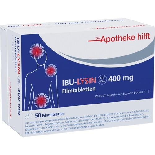 Ibu-Lysin Abcnow 400 mg Filmtabletten / Noweda Dah 50 St ABCnow bei onfy.de kaufen 17293199