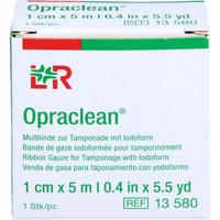 Opraclean Mullbinde Z.tampon.m.jodoform 1 cmx5 M null
