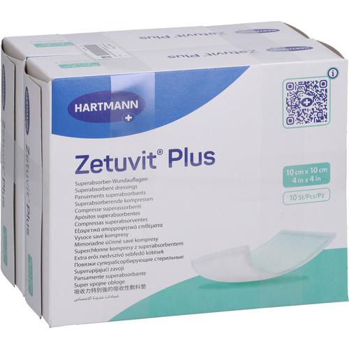 Zetuvit Plus Extrastarke Saugkompr.steril 10x10 cm 20 St EMRA-MED Arzneimittel bei onfy.de kaufen 19951229