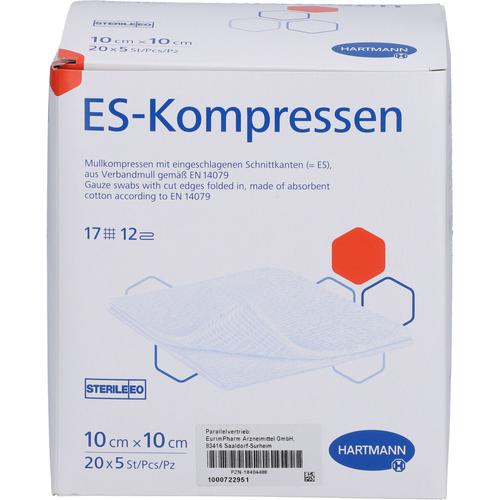 Es-Kompressen Steril 10x10 cm 12Fach Großpackung 20x5 St Crosp Medical bei onfy.de kaufen 19357259