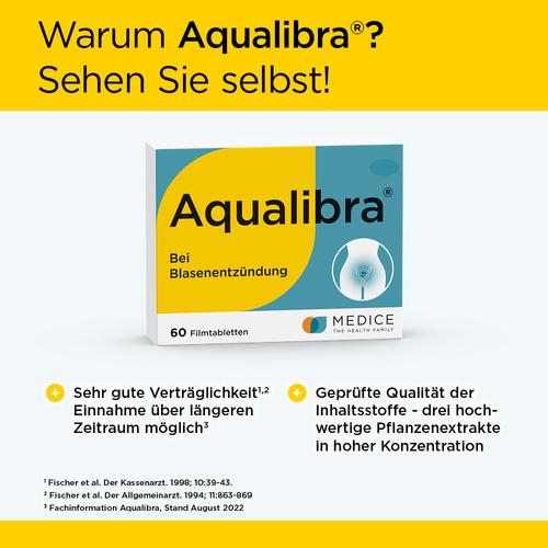 Aqualibra bei wiederkehrenden Blasenentzündung 60 St MEDICE Arzneimittel Pütter bei onfy.de kaufen 00795287