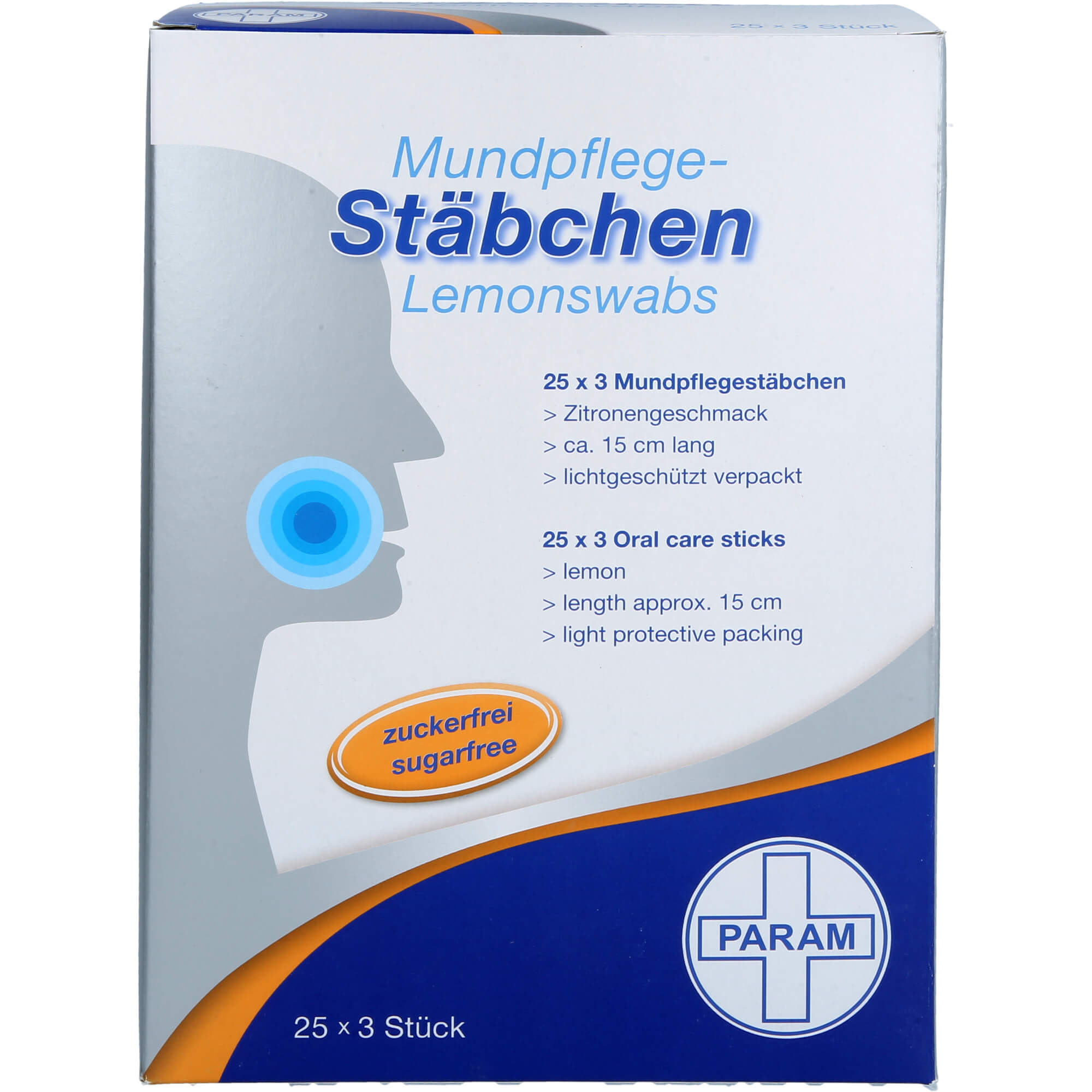Lemon Swabs Mundpflegestäbchen Zitrone null
