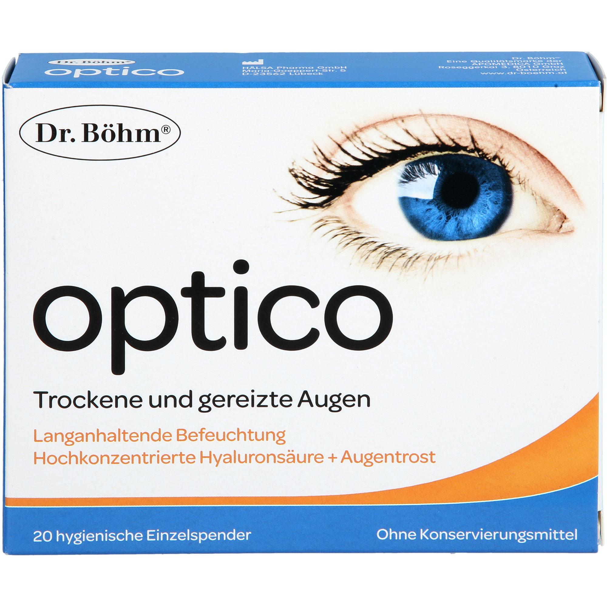 Dr. Böhm Optico Augentropfen 20x0.45 ml Apomedica Pharmazeutische Produkte bei onfy.de kaufen 19280640