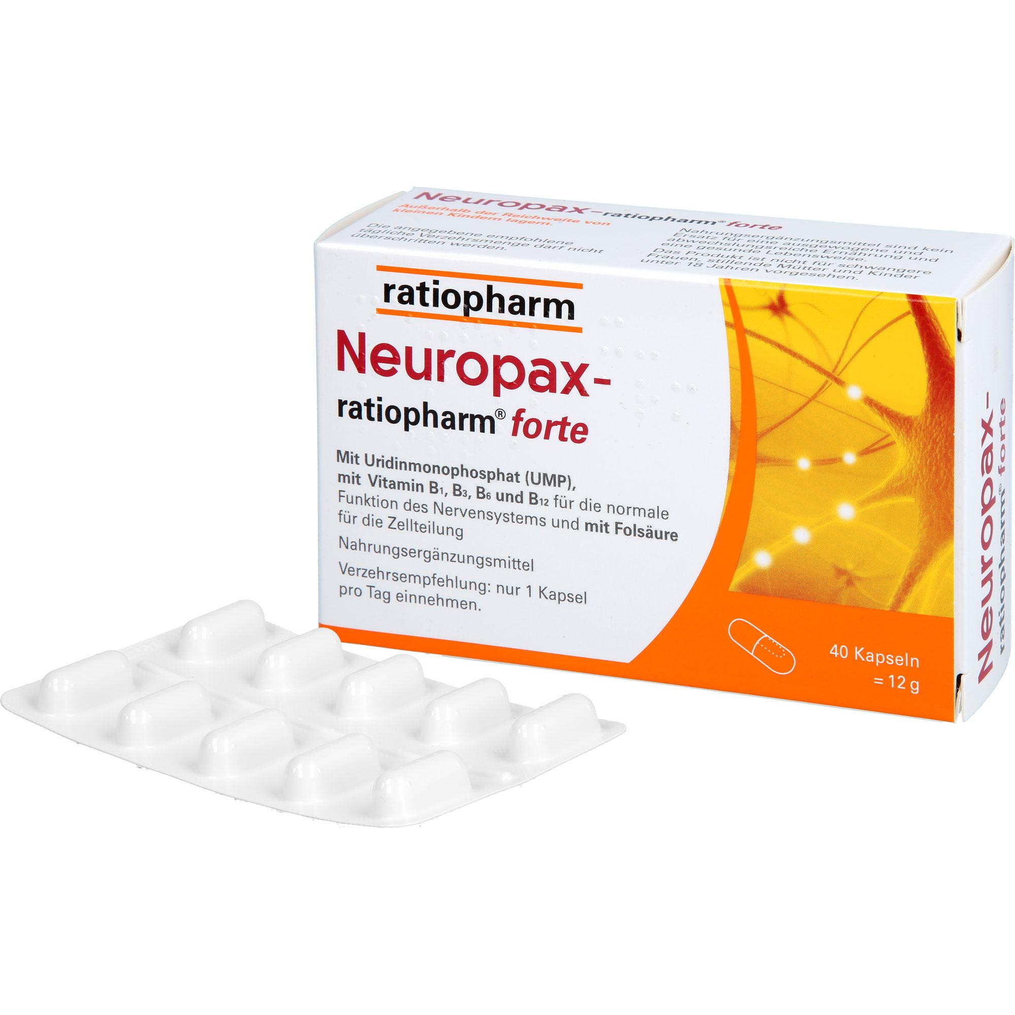 Neuropax-Ratiopharm Forte 40 St ratiopharm bei onfy.de kaufen 19386574