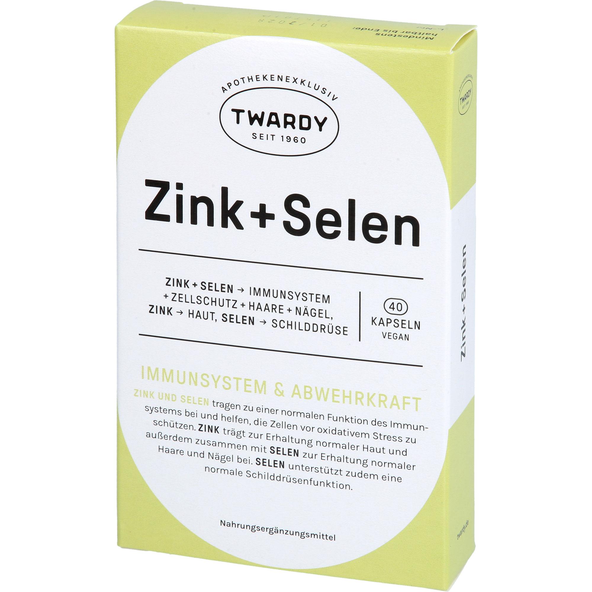 Zink + Selen Kapseln Vegan 40 St Astrid Twardy bei onfy.de kaufen 19239985
