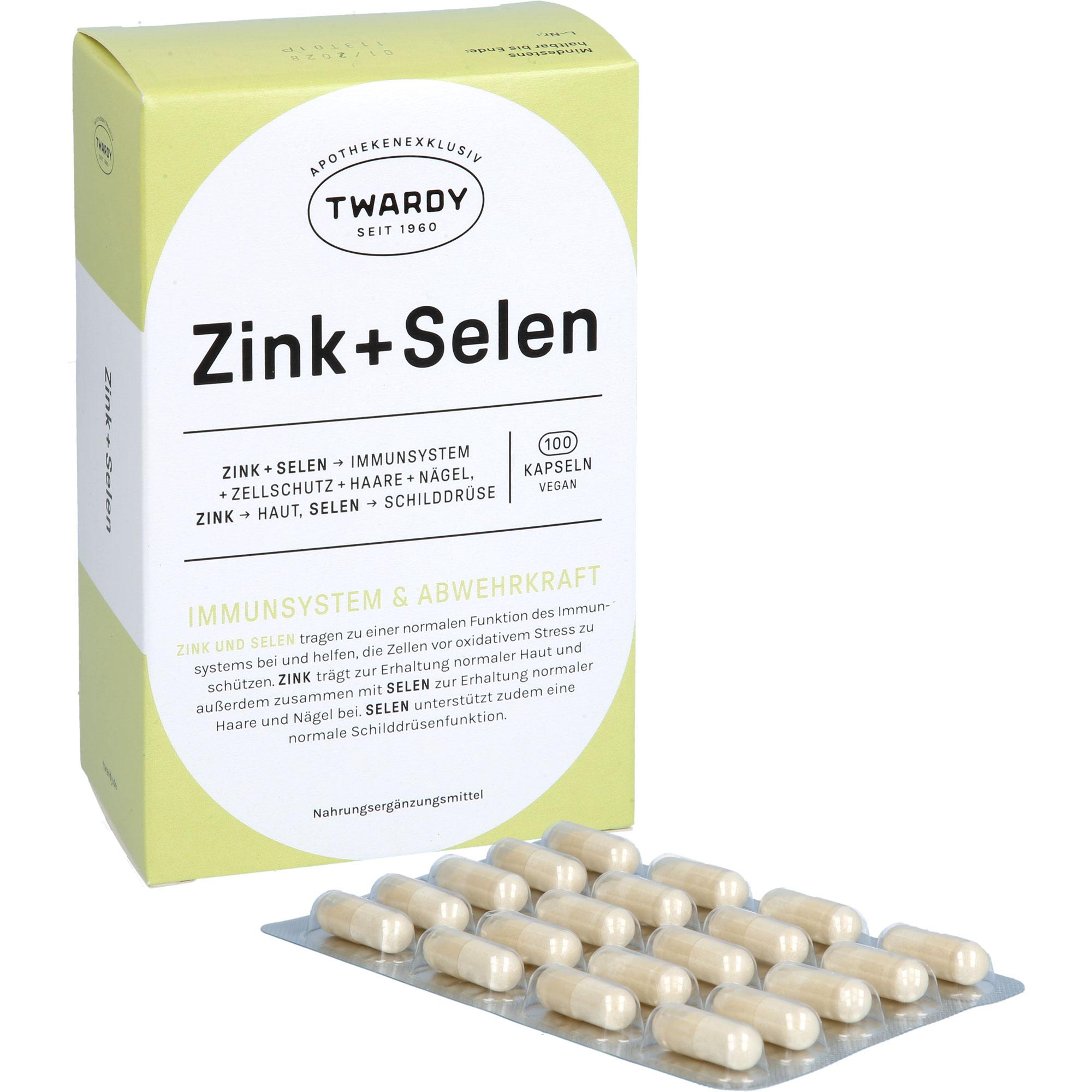 Zink + Selen Kapseln Vegan 100 St Astrid Twardy bei onfy.de kaufen 19741667