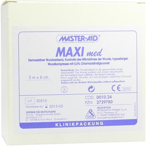 Maxi Med Wundverband 5mx6cm Master Aid 1 St Trusetal Verbandstoffwerk bei onfy.de kaufen 02729780