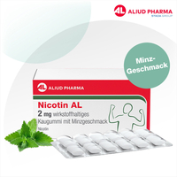 Nicotin Al 2 mg Wirkstoffh.kaugummi mit Minzgeschm null
