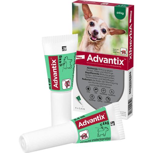 Advantix Spot-On Hund B4kg 4 St Elanco Deutschland Gmbh bei onfy.de kaufen 02362500