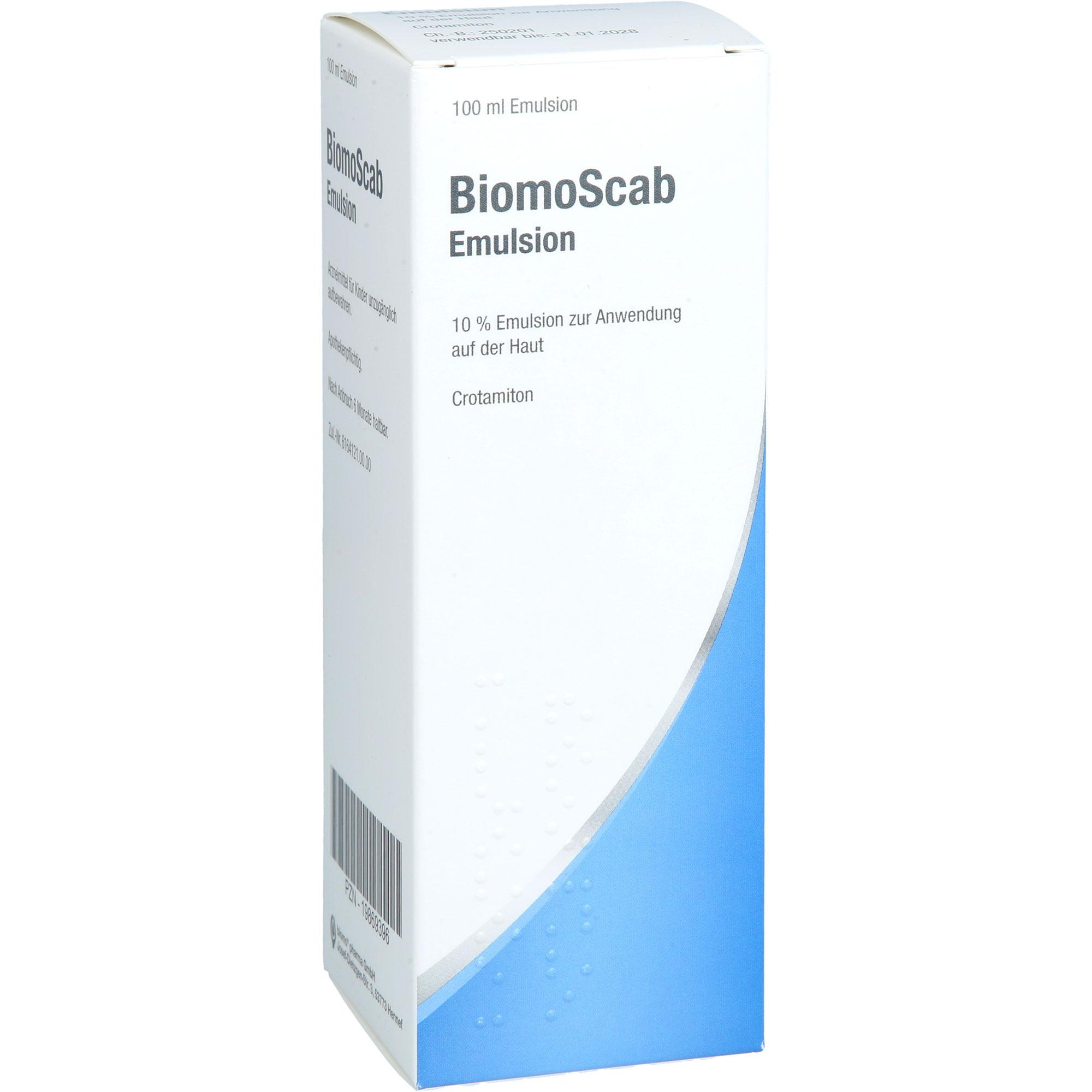 Biomoscab Emulsion 100 ml biomo pharma bei onfy.de kaufen 19869396