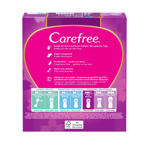 Carefree Plus Normal Light Scent 56 St Kenvue Germany GmbH (Mass) bei onfy.de kaufen 18455669