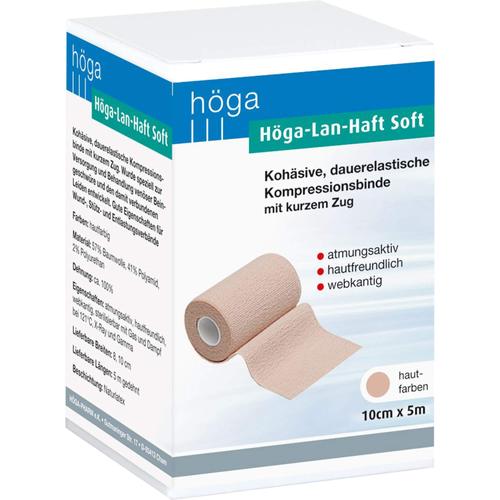 Höga-Lan-Haft Soft 10cmx5M Kompressionsbinde 1 St Höga-Pharm bei onfy.de kaufen 12399088