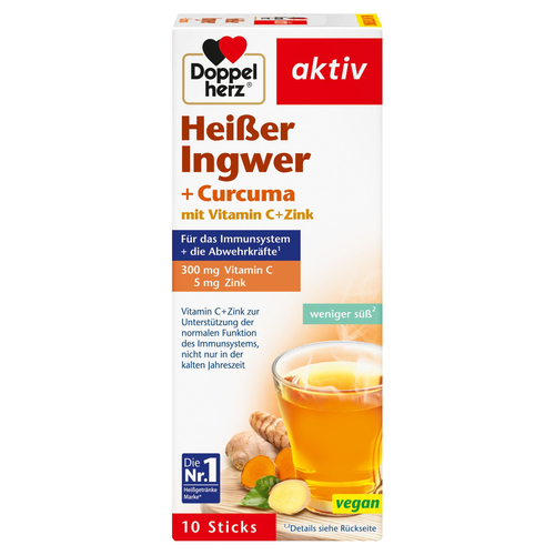 Doppelherz Heisser Ingwer + Curcuma 10 St Queisser Pharma bei onfy.de kaufen 16528677