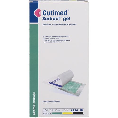 Cutimed Sorbact Gel Kompressen 7.5x15 cm 12 St CC Pharma bei onfy.de kaufen 19894276