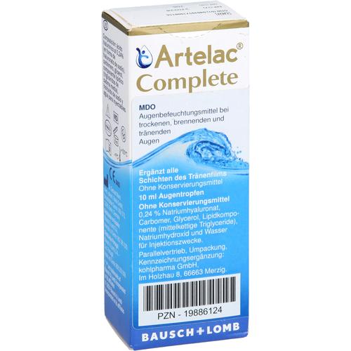 Artelac Complete Mdo Augentropfen 10 ml kohlpharma bei onfy.de kaufen 19886124