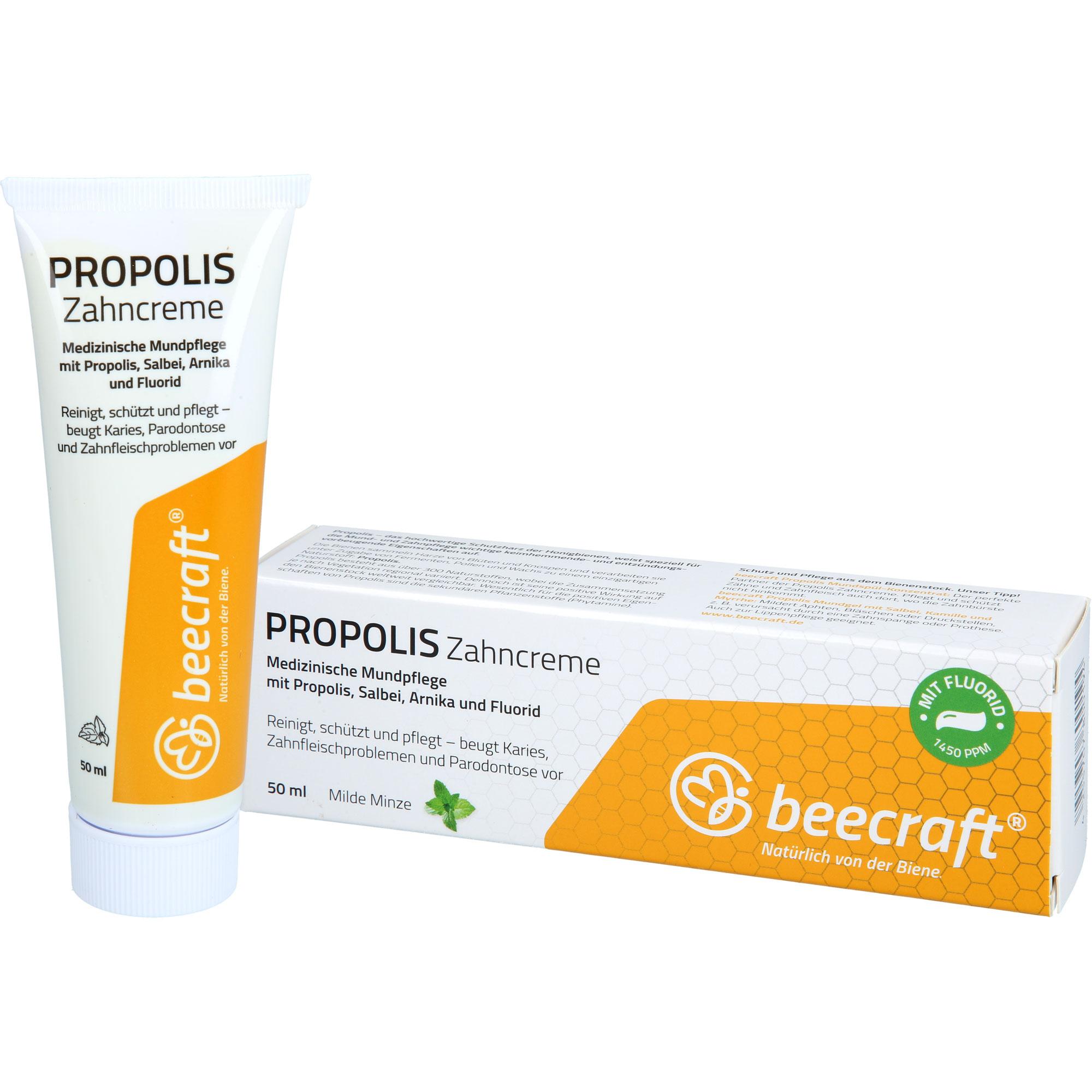 Beecraft Propolis Zahncreme Salbei Arnika Fluorid 50 ml Hansa Naturheilmittel bei onfy.de kaufen 19879302