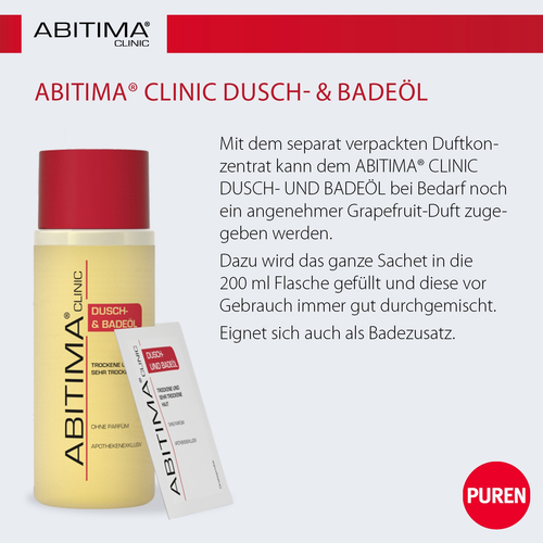 Abitima Clinic Dusch- & Badeöl 200 ml PUREN Pharma bei onfy.de kaufen 07769011