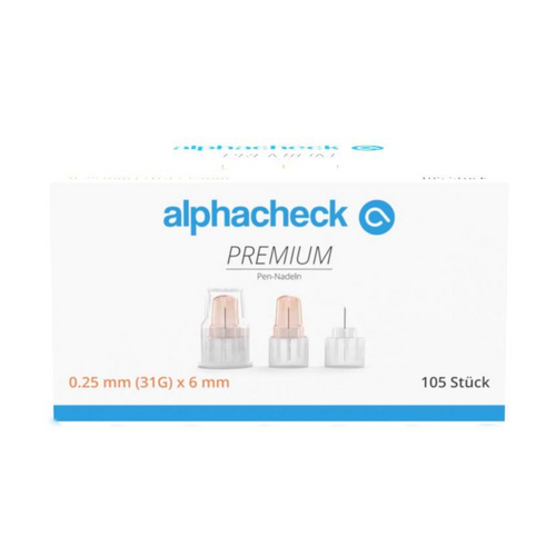 Alphacheck Premium Pen-Nadeln 31G X 6 Mm 105 St Berger Med bei onfy.de kaufen 16875290