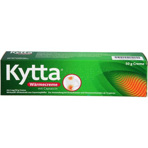 Kytta Wärmecreme mit Capsaicin 26.5 mg/50 G Creme 50 g WICK Pharma - Zweigniederlassung der Procter & Gamble bei onfy.de kaufen 18776497