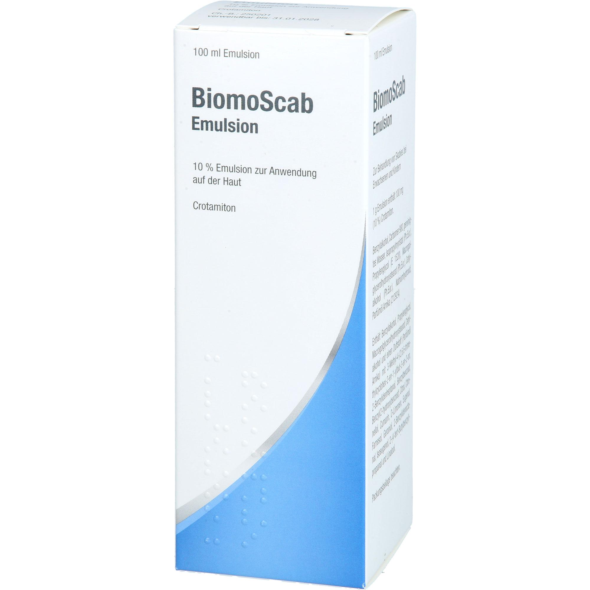 Biomoscab Emulsion 100 ml biomo pharma bei onfy.de kaufen 19869396