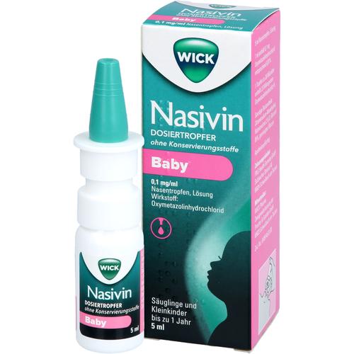 Wick Nasivin Dosiertropfer Ok Baby 0.1 mg/ml 5 ml WICK Pharma - Zweigniederlassung der Procter & Gamble bei onfy.de kaufen 19524059