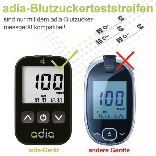 Adia Blutzuckerteststreifen 50 St diabetikerbedarf db bei onfy.de kaufen 11110447