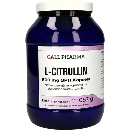L-Citrullin 500mg Gph Kapseln 1750 St Hecht-Pharma bei onfy.de kaufen 07012868