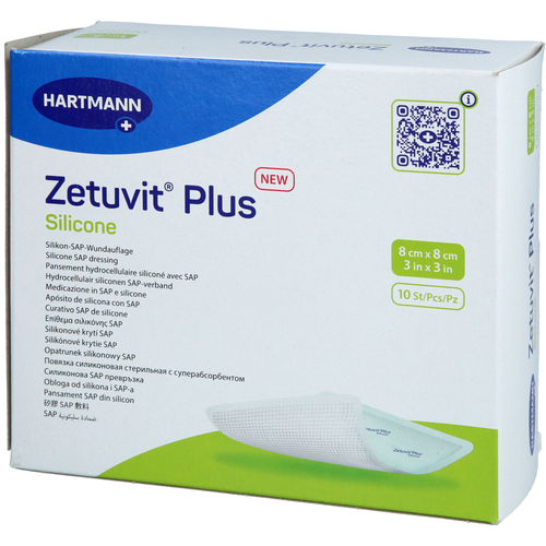 Zetuvit Plus Silicone Steril 8x8 cm 10 St kohlpharma bei onfy.de kaufen 20046783