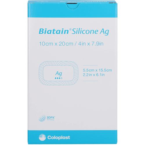 Biatain Silicone Ag Schaumverband 10x20cm 5 St Coloplast bei onfy.de kaufen 13704518