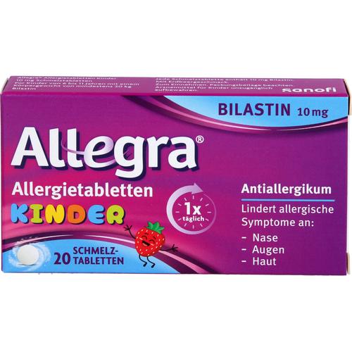Allegra Allergietabletten Kinder 10 mg Schmelztabl 20 St A. Nattermann & Cie bei onfy.de kaufen 18878884