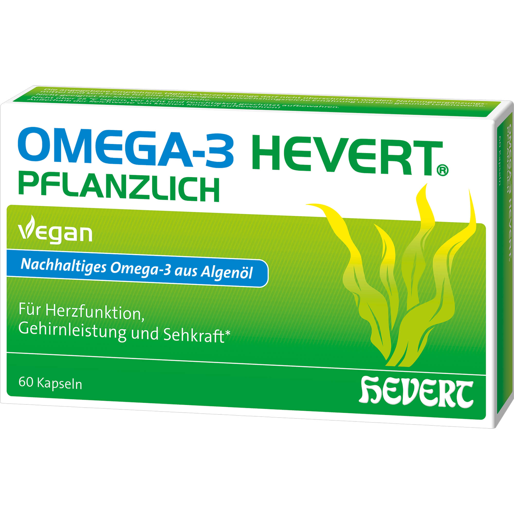 Omega-3 Hevert Pflanzlich 60 St Hevert-Arzneimittel bei onfy.de kaufen 19383535