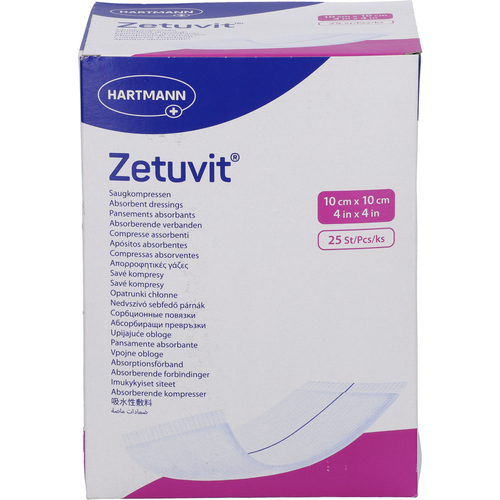 Zetuvit 10x10 Saug Steril 25 St ApoHomeCare bei onfy.de kaufen 19957120