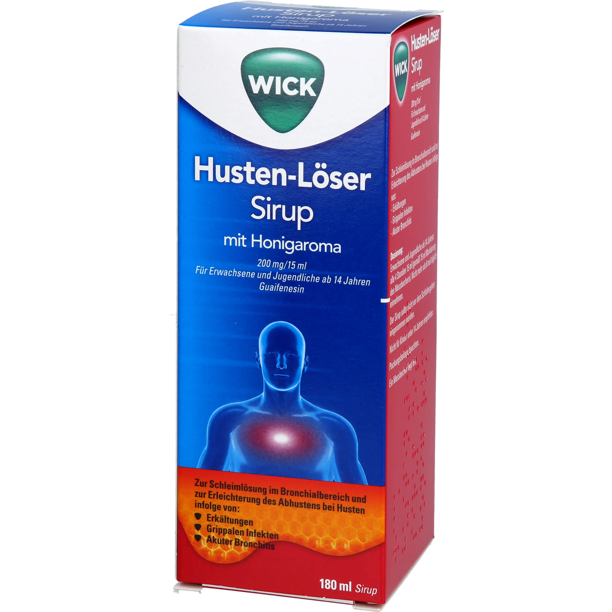 Wick Husten-Löser Sirup mit Honigaroma 200mg/15ml 180 ml WICK Pharma - Zweigniederlassung der Procter & Gamble bei onfy.de kaufen 18836118