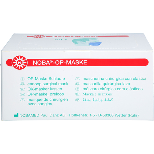 Noba Op Maske Blau Schlaufe 50 St NOBAMED Paul Danz bei onfy.de kaufen 15616304