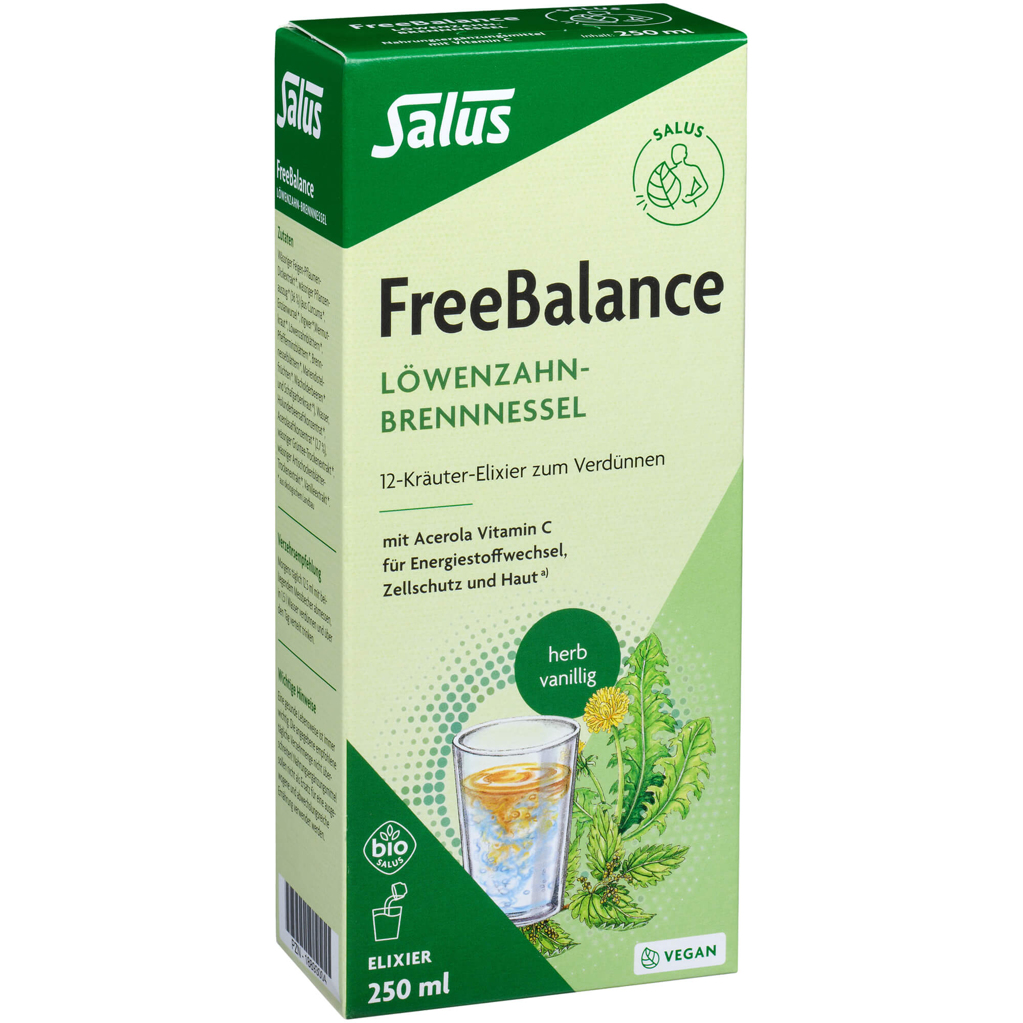 Freebalance Löwenzahn-Brennnessel Elixier Bio 250 ml SALUS Pharma bei onfy.de kaufen 18893004