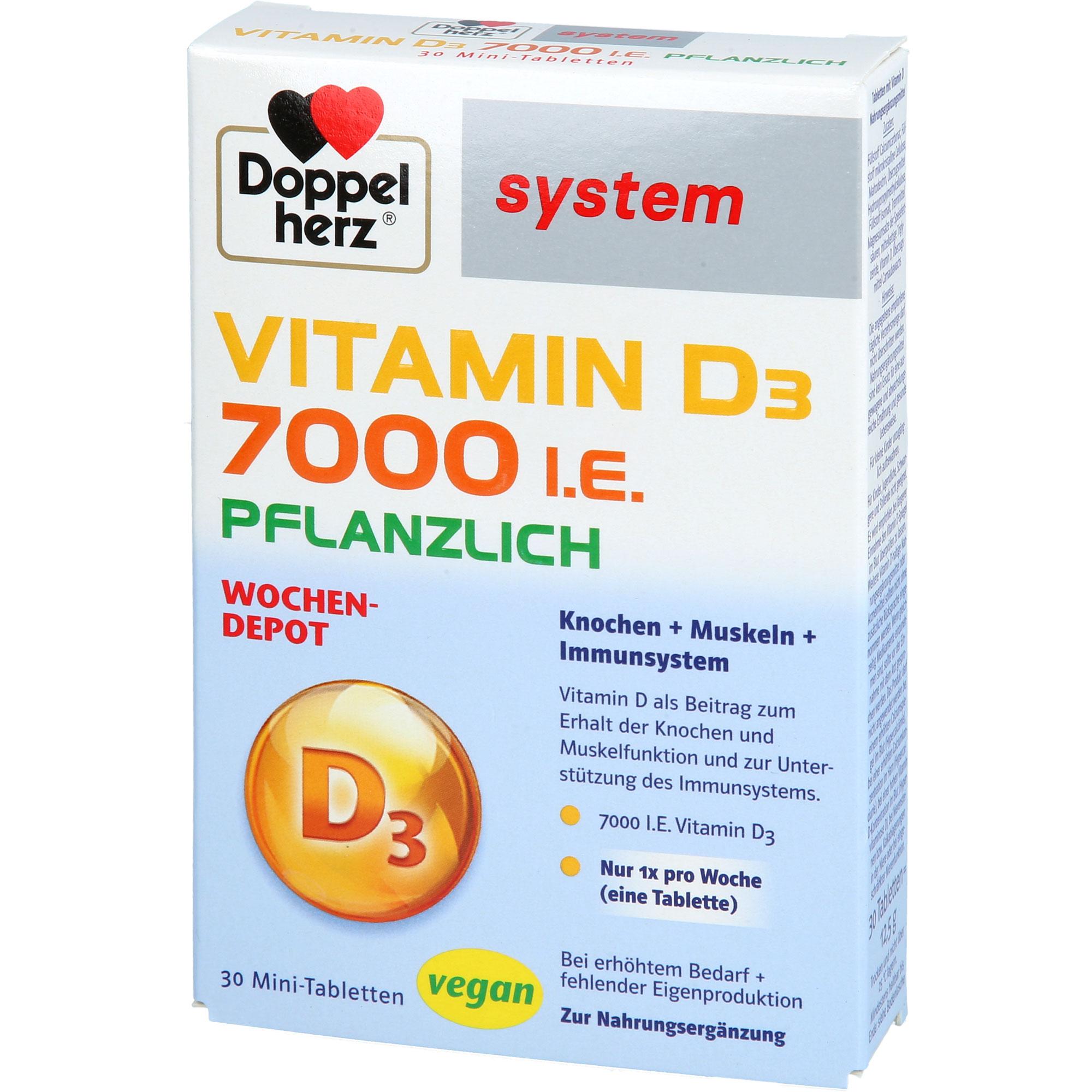 Doppelherz Vitamin D3 7000 I.e. Pflanzlich System 30 St Queisser Pharma bei onfy.de kaufen 19413093