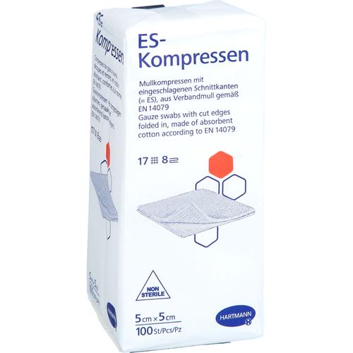 Es-Kompressen Unsteril 5x5 cm 8Fach 100 St ToValCare bei onfy.de kaufen 19962032