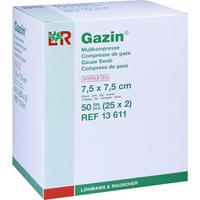 Gazin Kompresse 7.5x7.5cm 8Fach Steril null