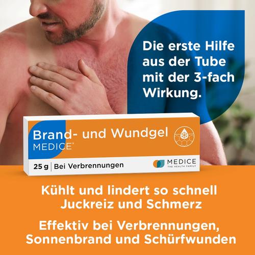 Brand und Wundgel bei Verbrennungen & Insektenstichen  25 g MEDICE Arzneimittel Pütter bei onfy.de kaufen 03839625